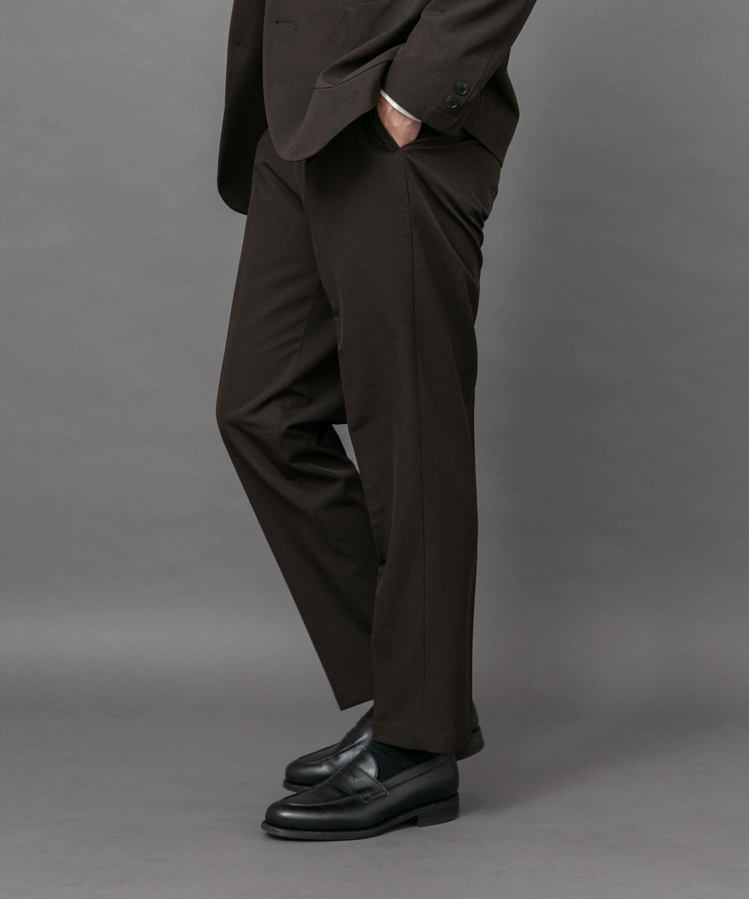 URBAN RESEARCH DOORS「LIFE STYLE TAILOR　4WAYストレッチメランジパンツ」|スラックス|