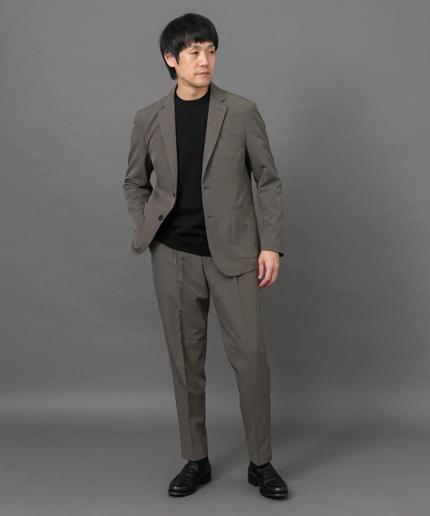URBAN RESEARCH DOORS「LIFE STYLE TAILOR　4WAYストレッチメランジパンツ」|スラックス|