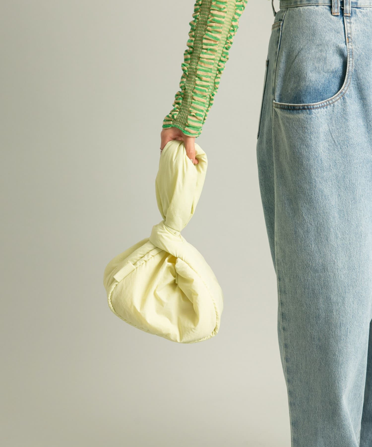  「ワンハンドルパファーナイロンBAG」|ハンドバッグ|