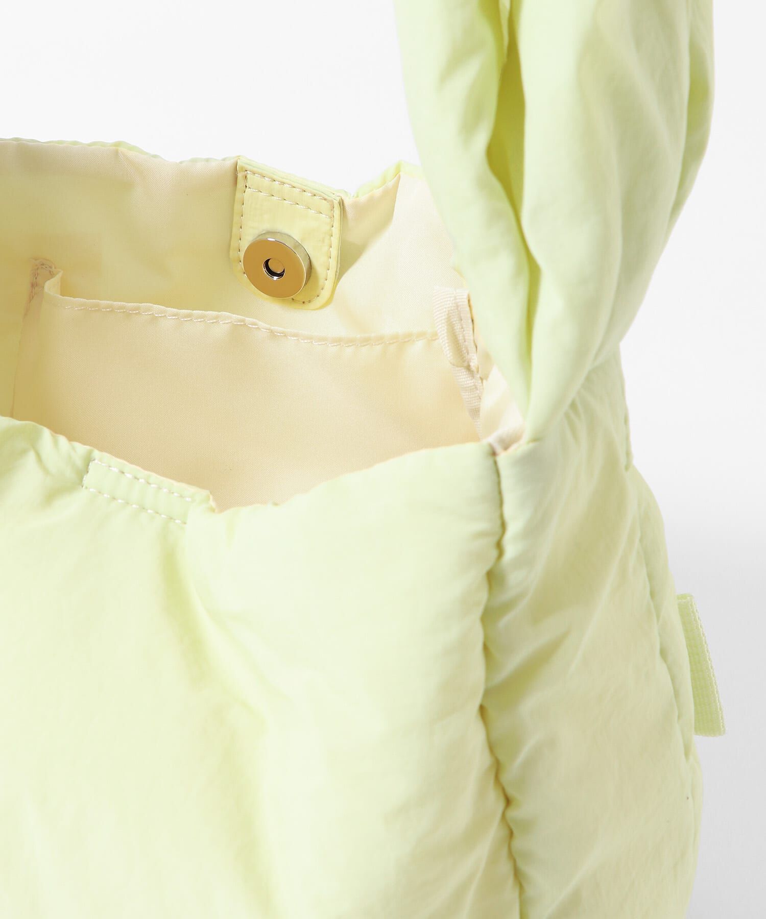  「ワンハンドルパファーナイロンBAG」|ハンドバッグ|