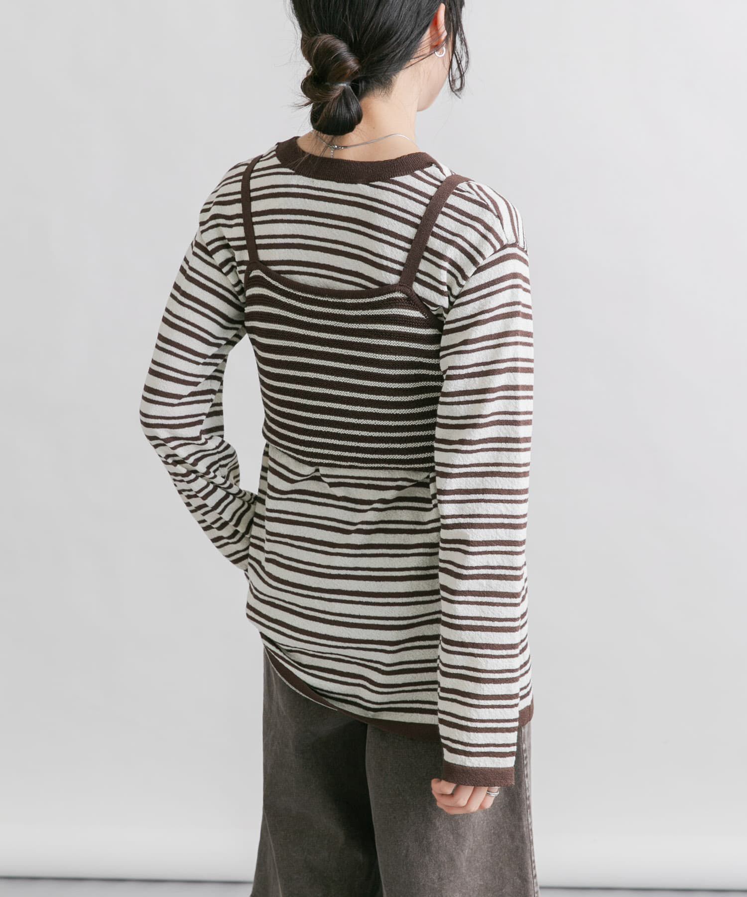  「ビスチェSETボーダーニット」|ニット・セーター|