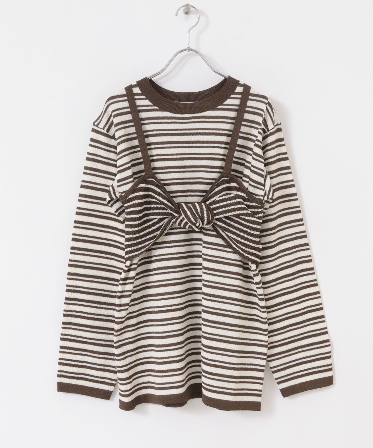  「ビスチェSETボーダーニット」|ニット・セーター|