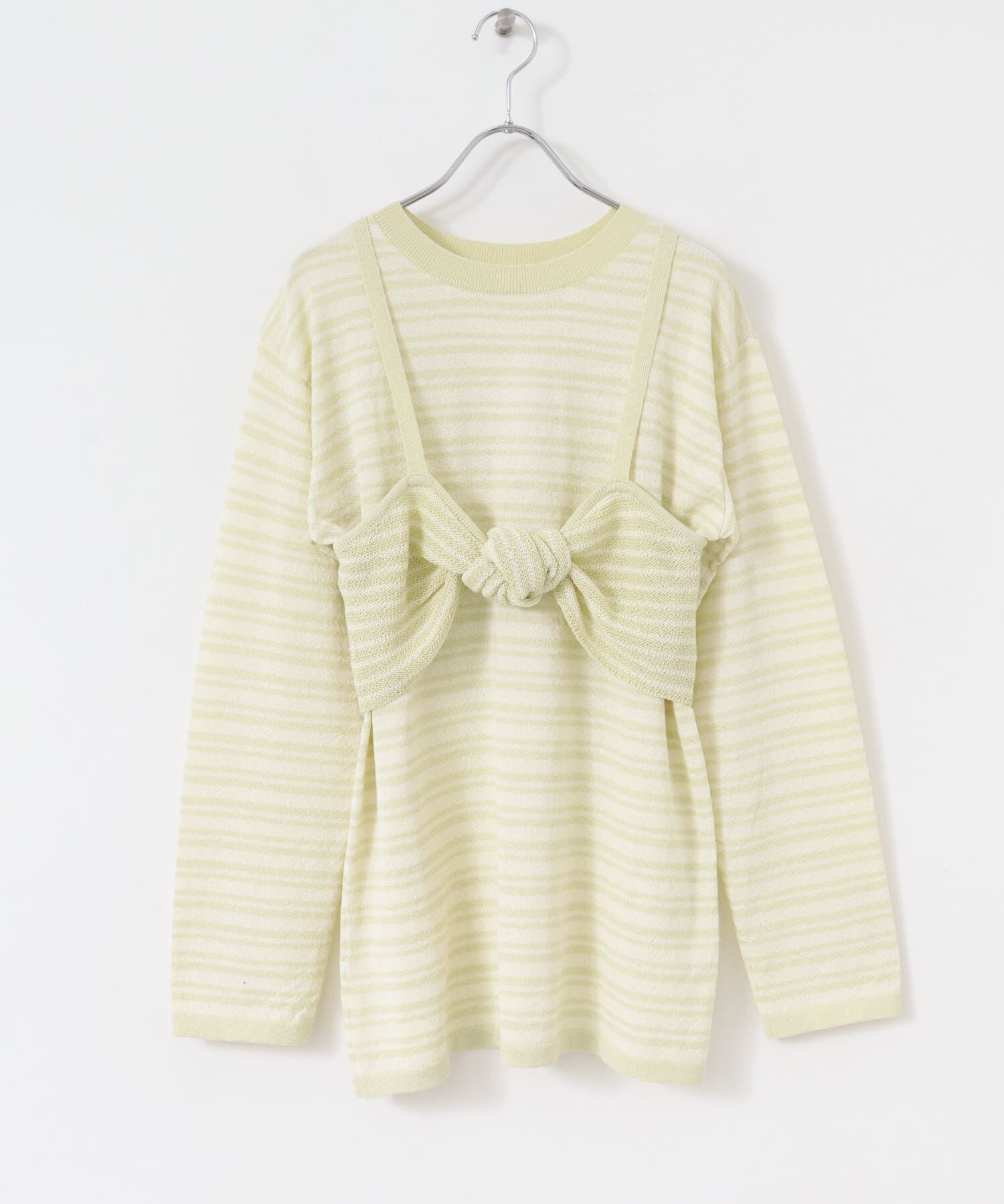  「ビスチェSETボーダーニット」|ニット・セーター|