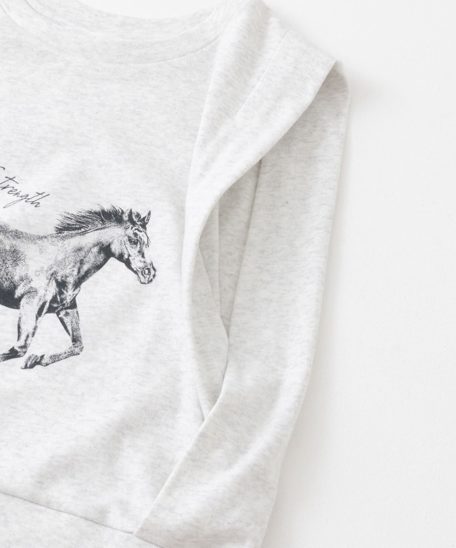  「ノースリーブプリントカットソー」|Tシャツ・カットソー|