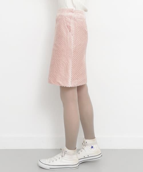  「ワイドコーデュロイミニスカート&there4;」|スカート|