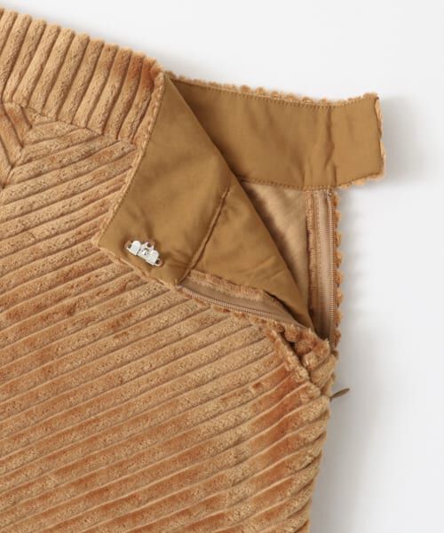  「ワイドコーデュロイミニスカート&there4;」|スカート|