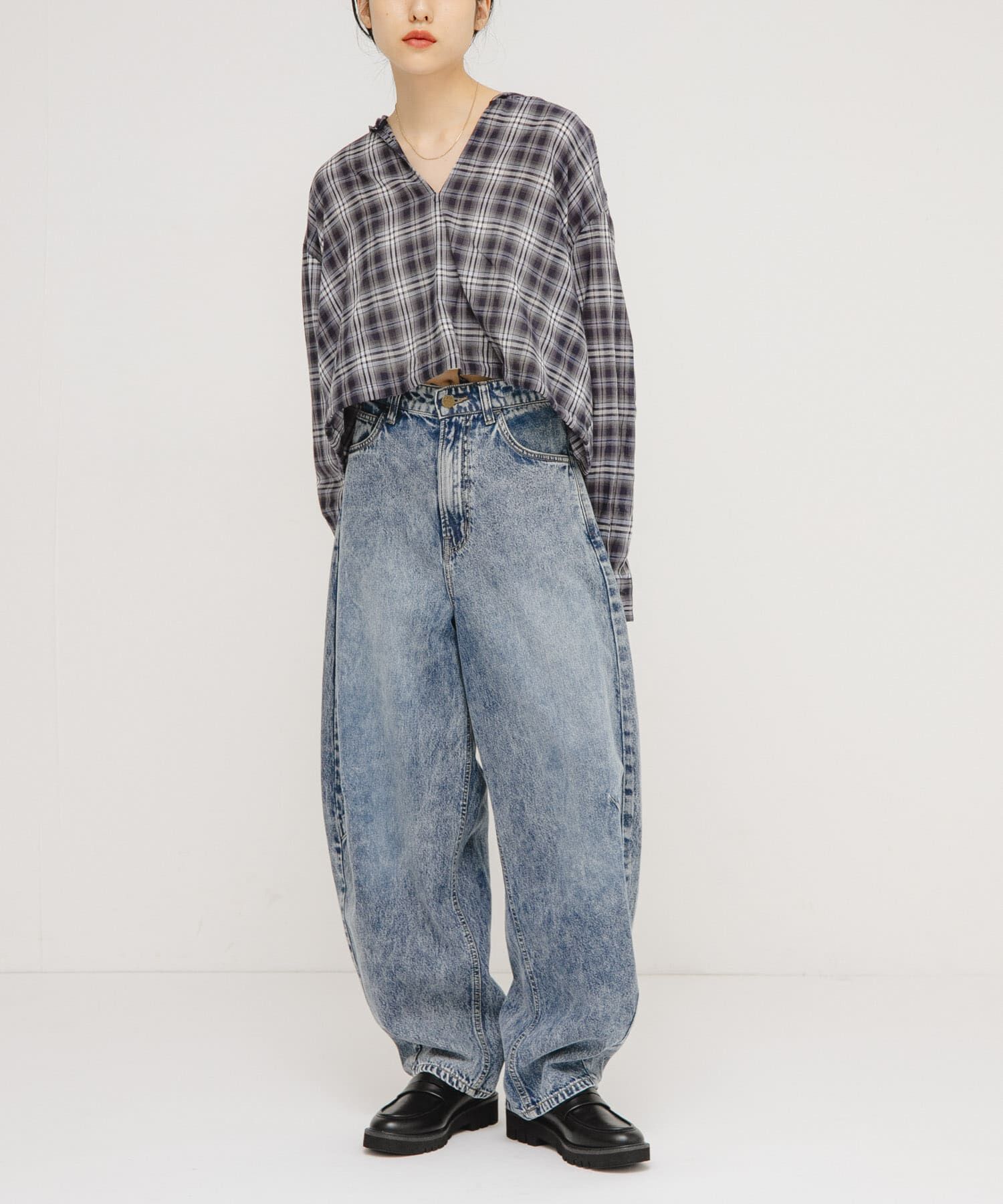  「『別注』Lee101&times;KBF　BARREL PANTS」|デニム|