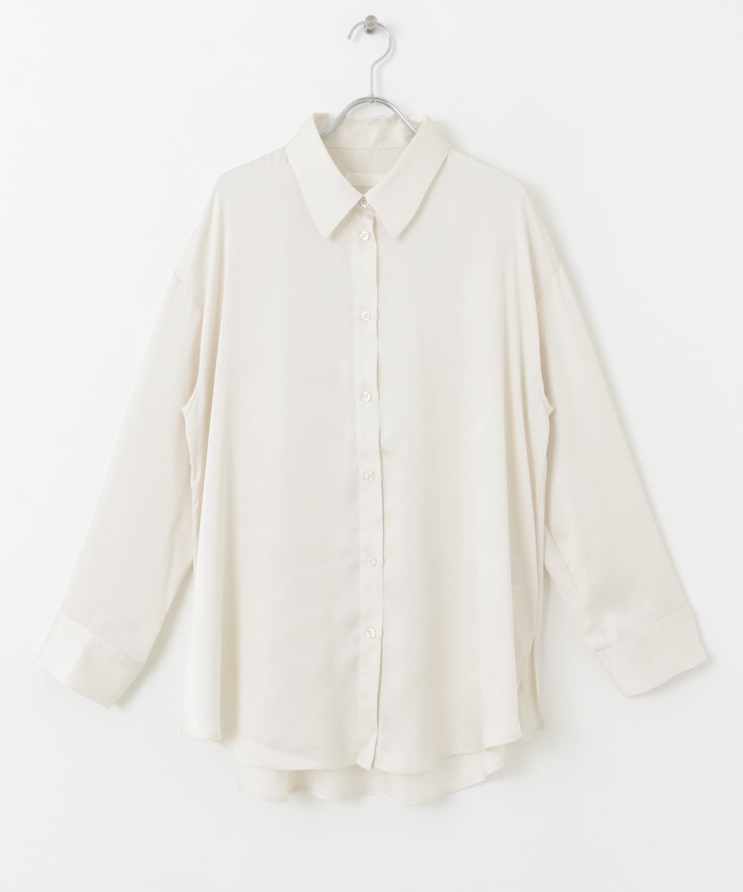 SENSE OF PLACE by URBAN RESEARCH「サテンルーズシャツ」|シャツ・ブラウス|