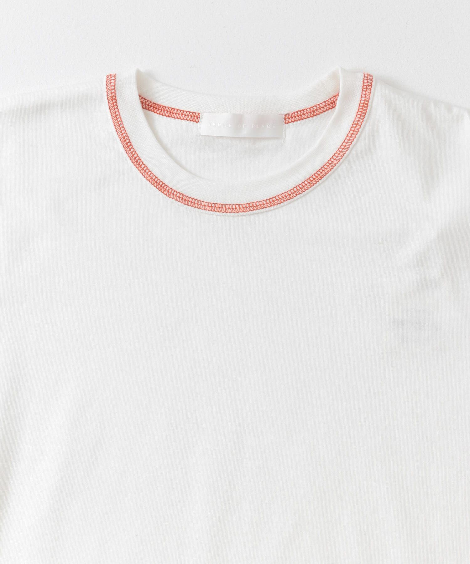 SENSE OF PLACE by URBAN RESEARCH「『ユニセックス』ハイショクステッチデザインT(5分袖)」|Tシャツ・カットソー|