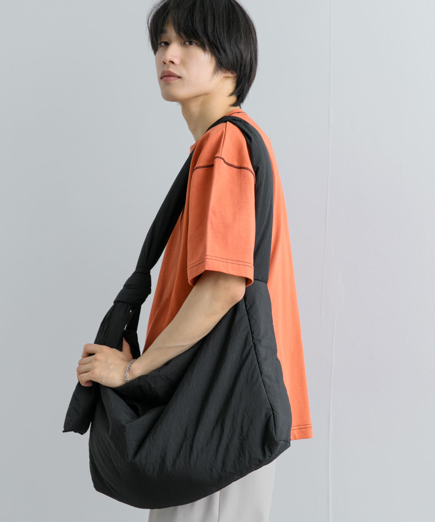 SENSE OF PLACE by URBAN RESEARCH「『ユニセックス』ハイショクステッチデザインT(5分袖)」|Tシャツ・カットソー|