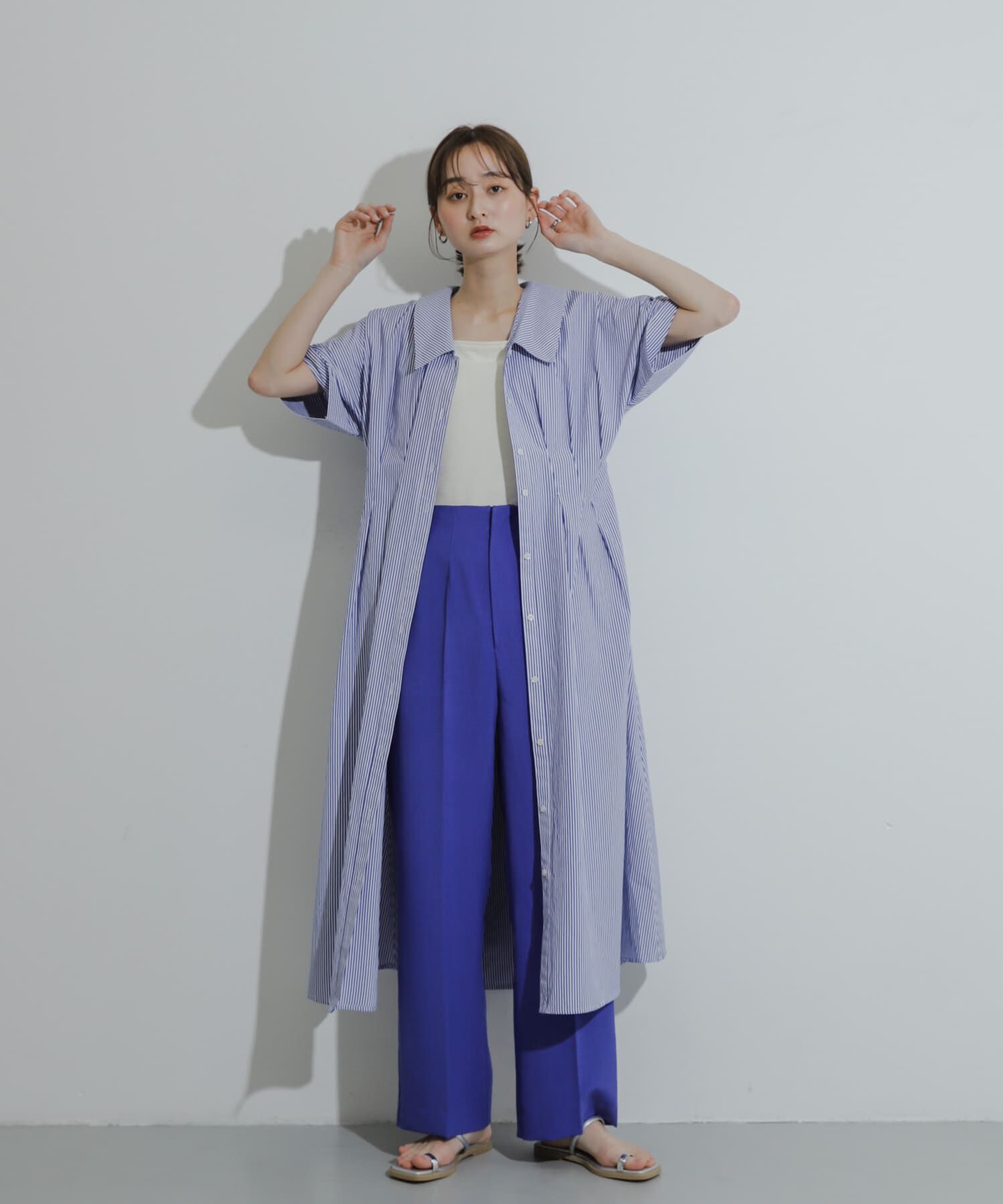 SENSE OF PLACE by URBAN RESEARCH「ウエストタックシャツワンピース」|ワンピース|