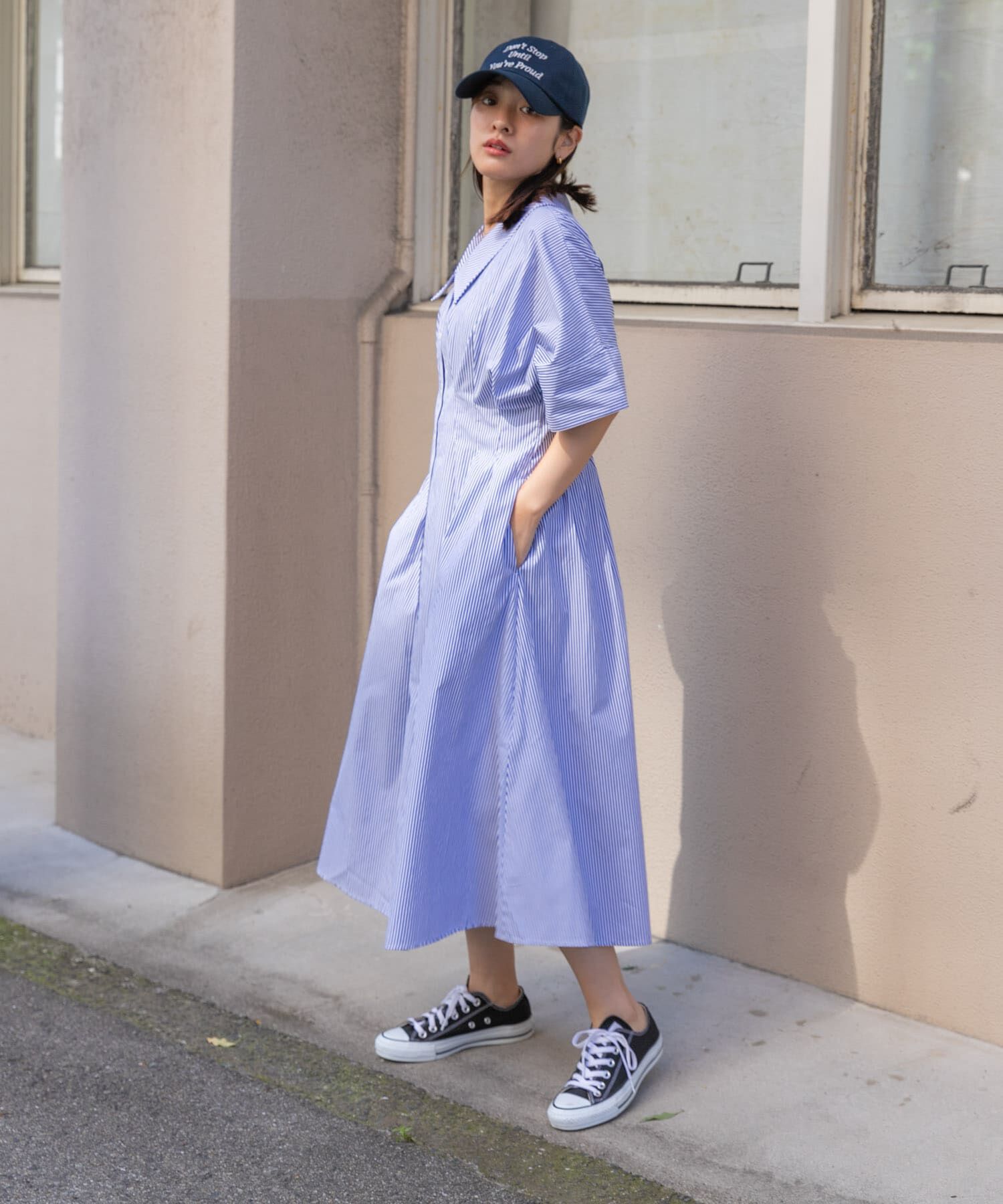 SENSE OF PLACE by URBAN RESEARCH「ウエストタックシャツワンピース」|ワンピース|