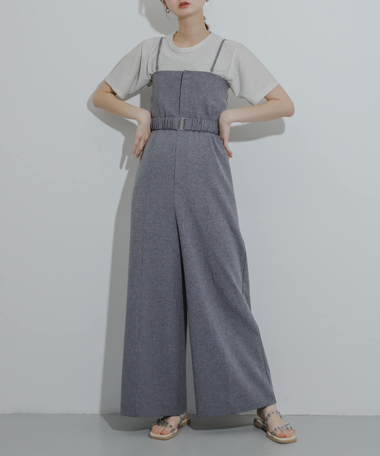 SENSE OF PLACE by URBAN RESEARCH「ストラップツキベルトベアパンツ」|スカート|