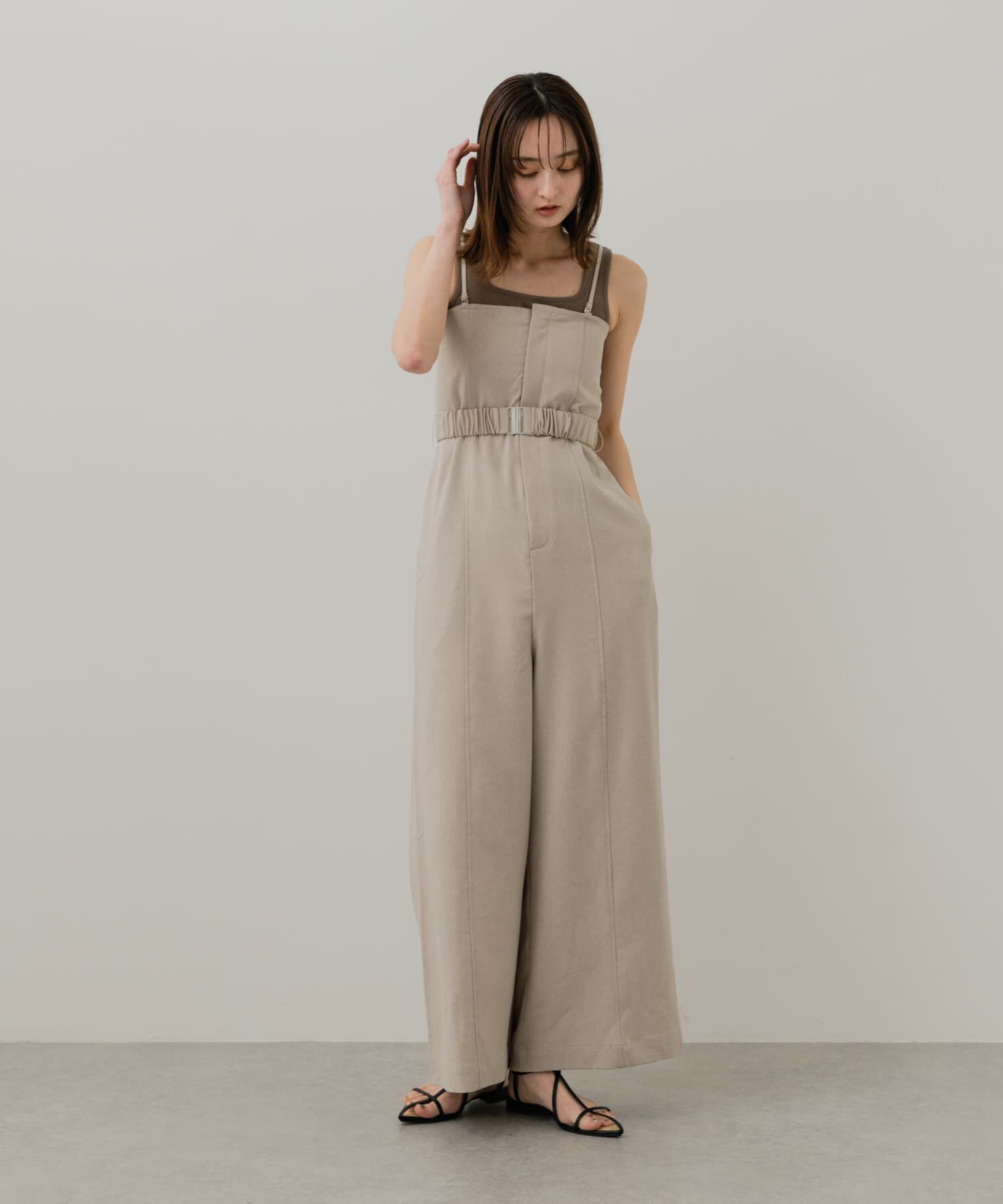 SENSE OF PLACE by URBAN RESEARCH「ストラップツキベルトベアパンツ」|スカート|