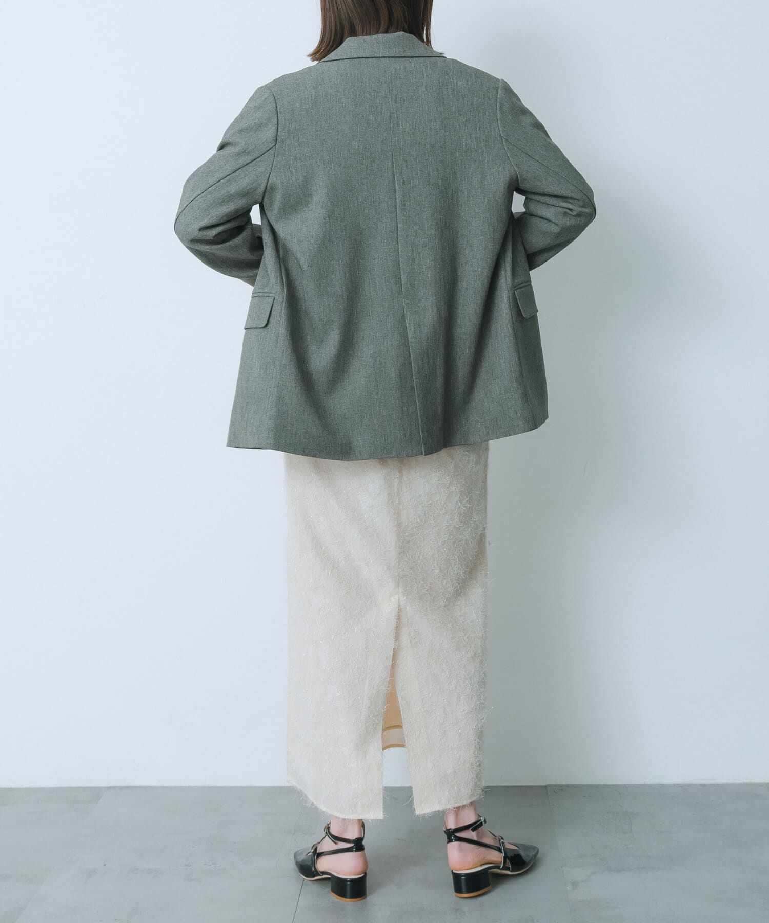 SENSE OF PLACE by URBAN RESEARCH「ジャガードフリンジスカート」|スカート|