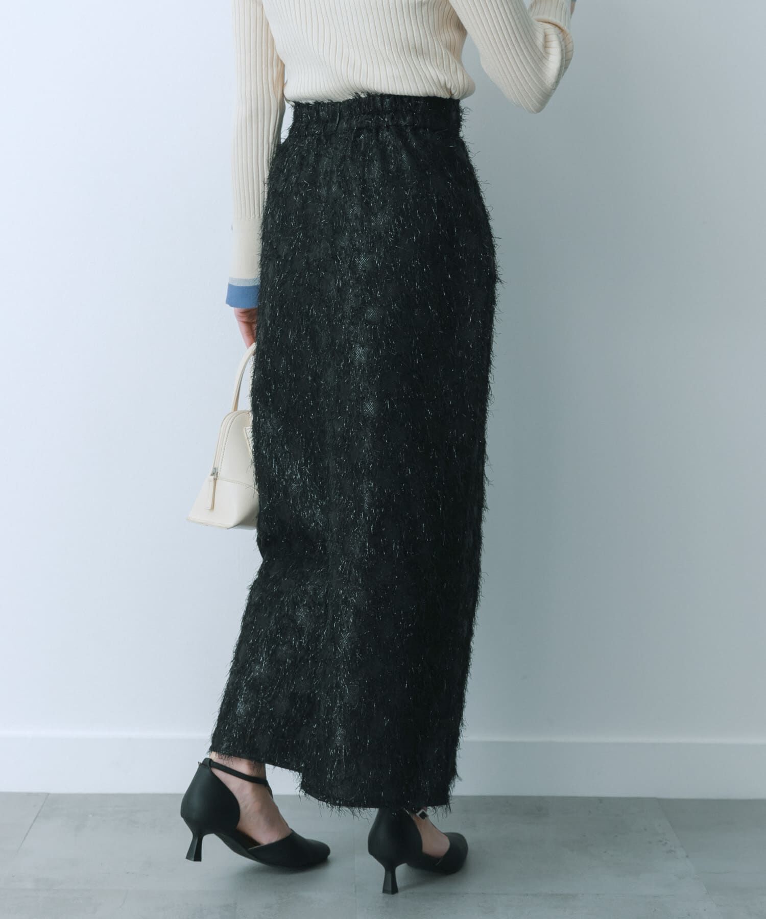 SENSE OF PLACE by URBAN RESEARCH「ジャガードフリンジスカート」|スカート|