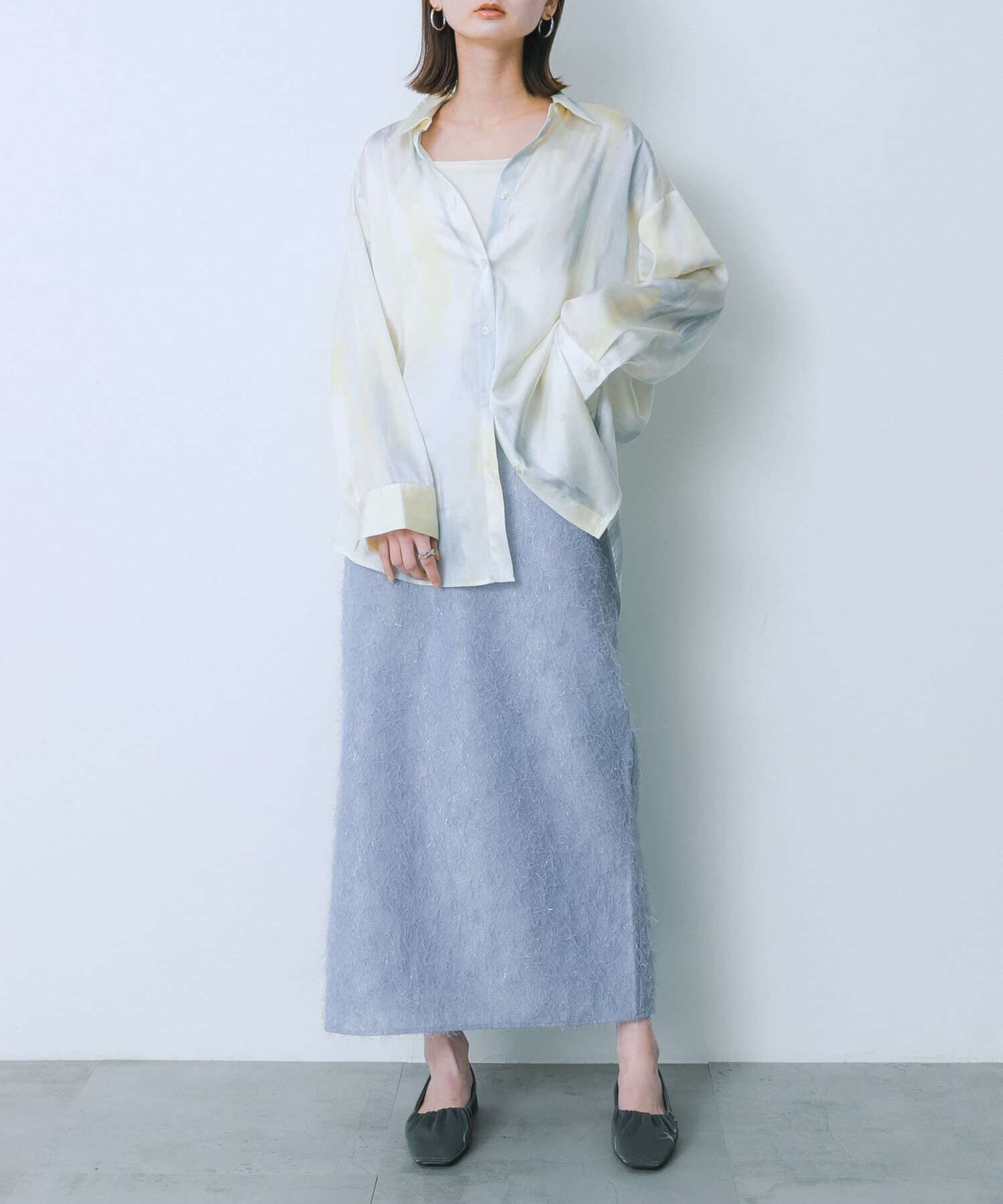 SENSE OF PLACE by URBAN RESEARCH「ジャガードフリンジスカート」|スカート|