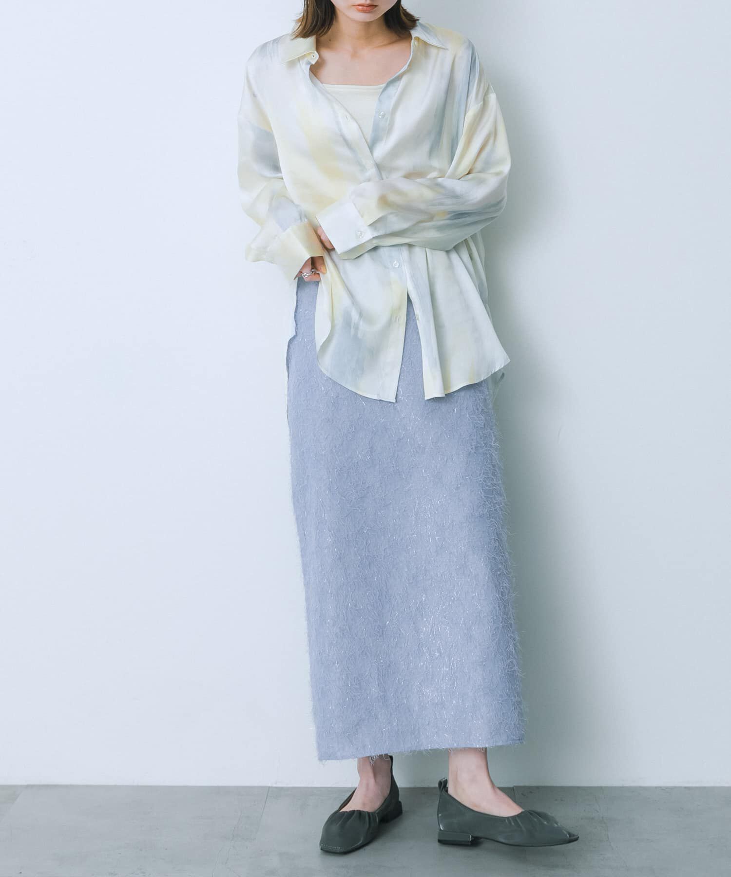 SENSE OF PLACE by URBAN RESEARCH「ジャガードフリンジスカート」|スカート|