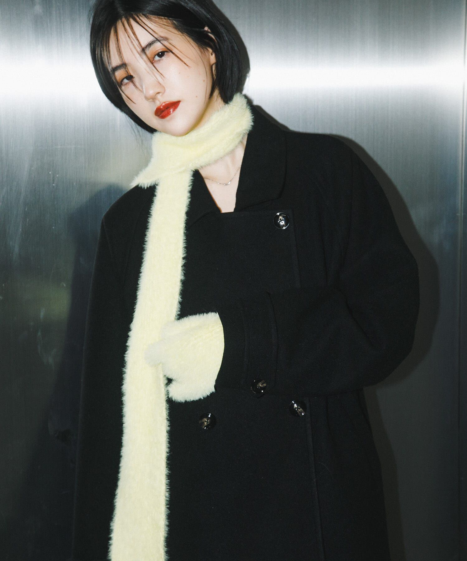 SENSE OF PLACE by URBAN RESEARCH「テーラードミドルコート」|ノーカラーコート|