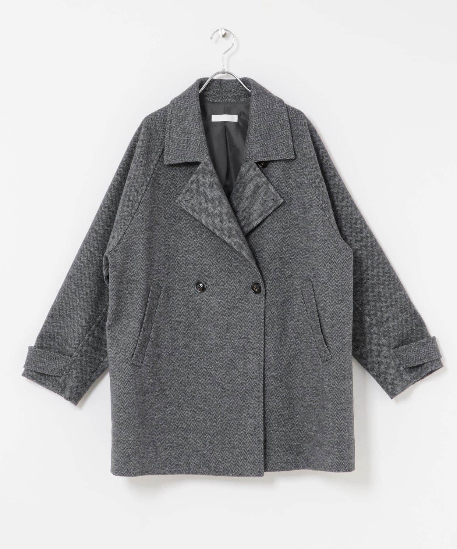 SENSE OF PLACE by URBAN RESEARCH「テーラードミドルコート」|ノーカラーコート|