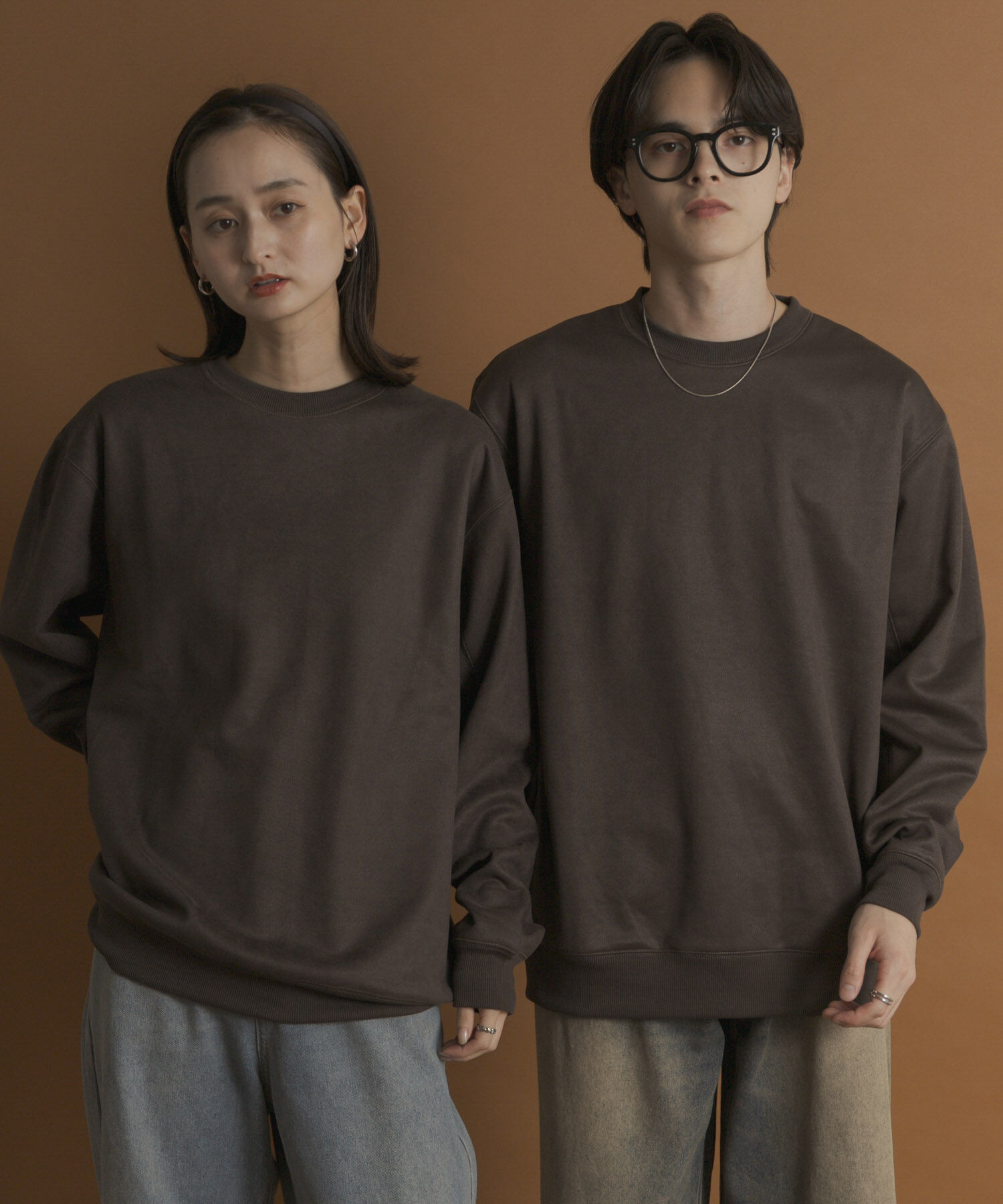 SENSE OF PLACE by URBAN RESEARCH「フェイクスエードクルーネックスウェット」|スウェット・ジャージ|