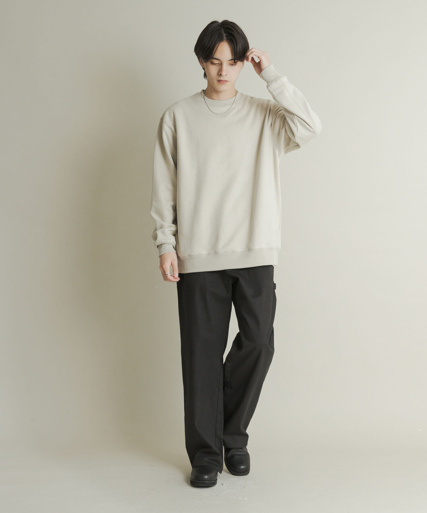 SENSE OF PLACE by URBAN RESEARCH「フェイクスエードクルーネックスウェット」|スウェット・ジャージ|