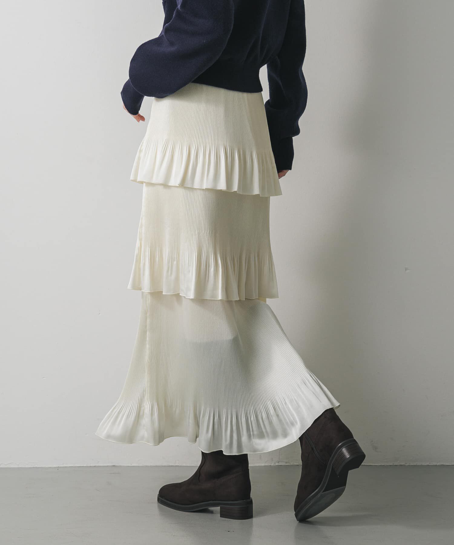 SENSE OF PLACE by URBAN RESEARCH「ティアードプリーツスカート」|スカート|