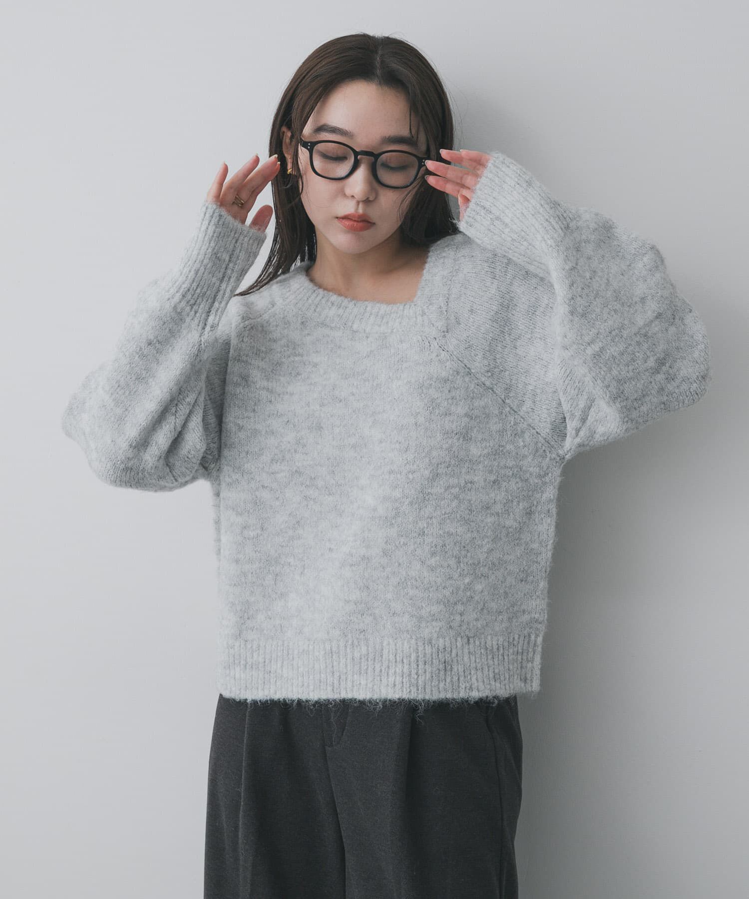 SENSE OF PLACE by URBAN RESEARCH「アシメネックニット」|ニット・セーター|