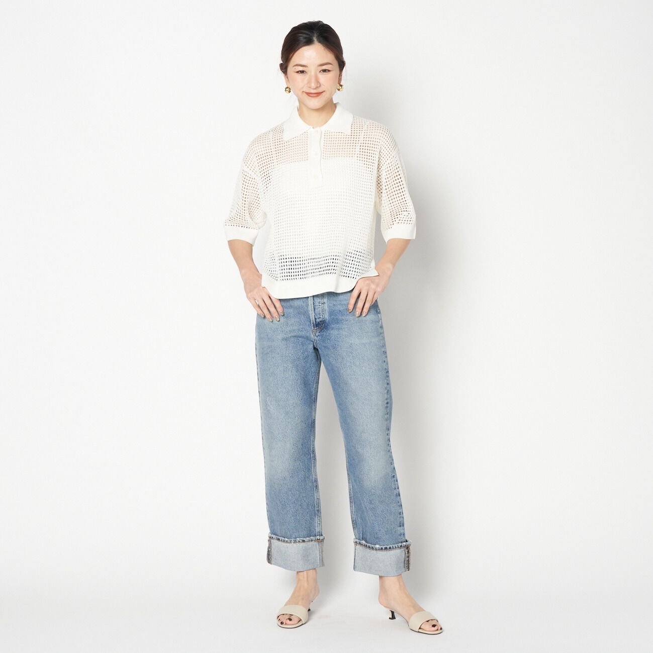 HELIOPOLE「HELIOPOLE POLO KNIT PULLOVER」|Tシャツ・カットソー|