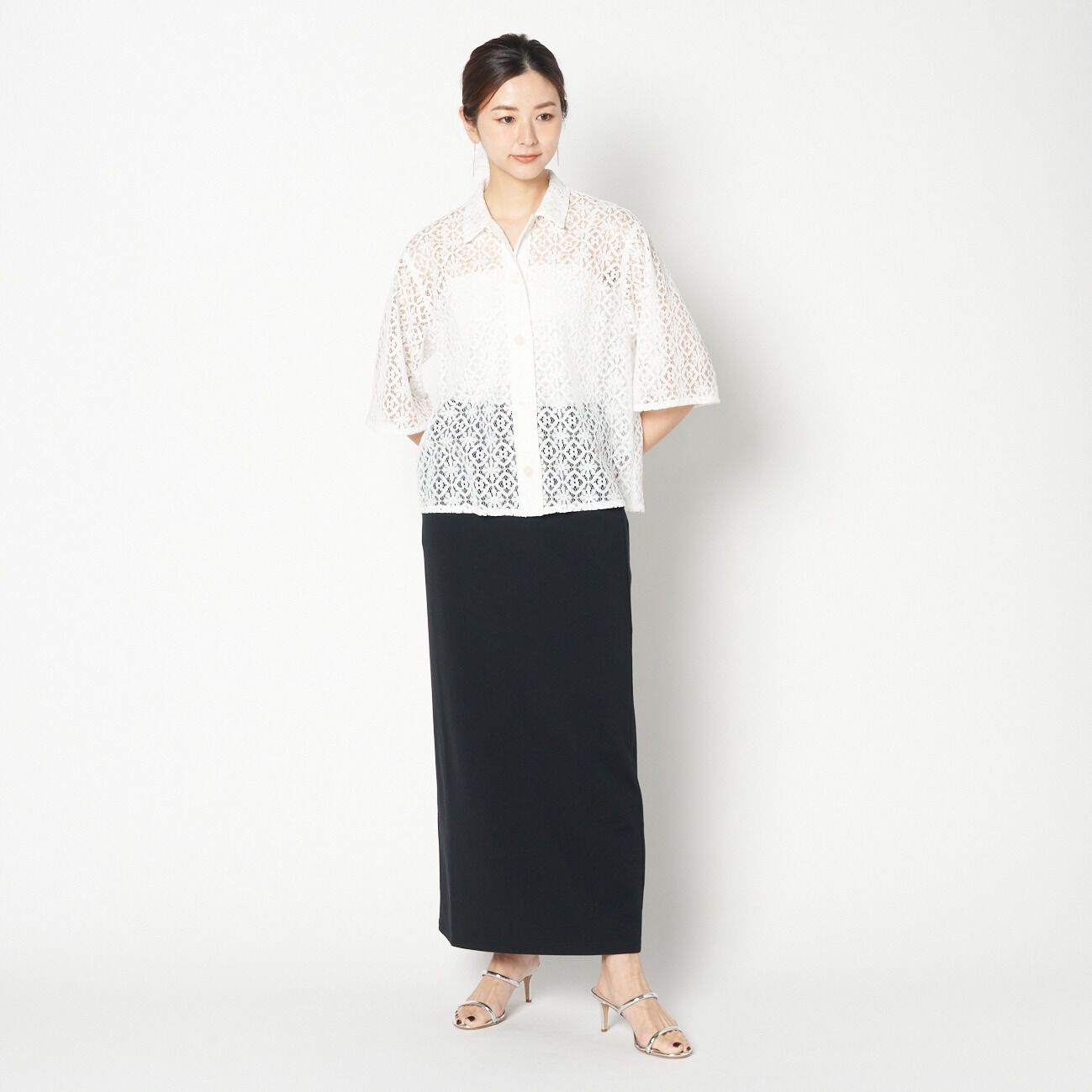 HELIOPOLE「HELIOPOLE LACE CUBAN SHIRT」|シャツ・ブラウス|