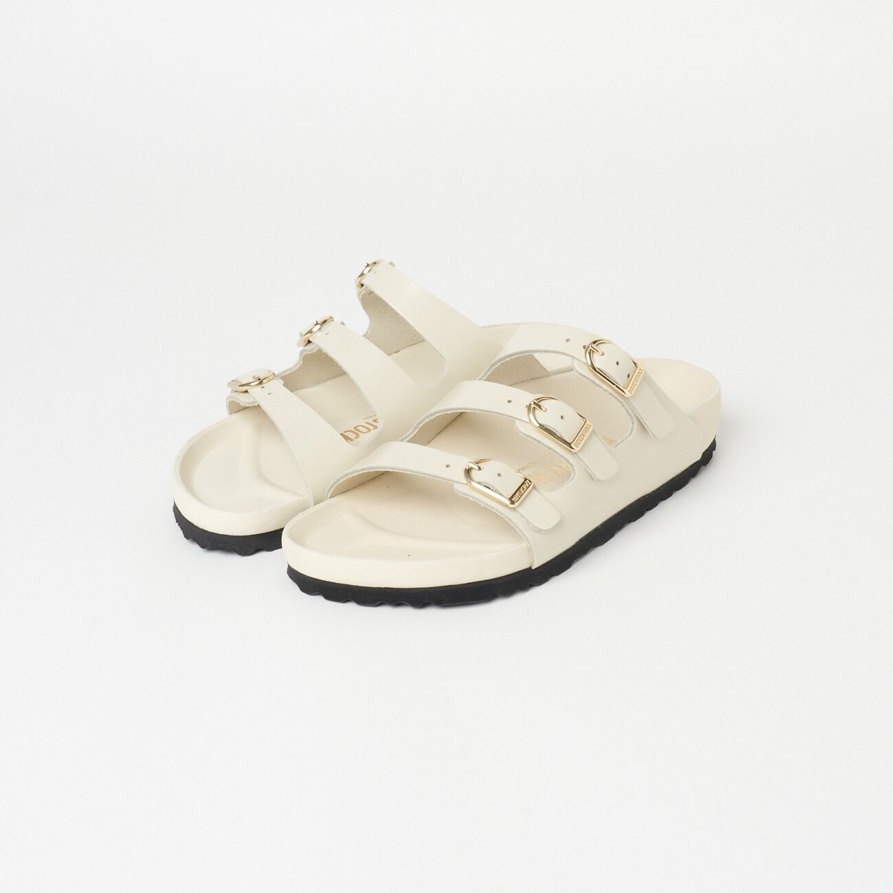  「BIRKENSTOCK FLORIDA W BUCKLE」|サンダル|アイボリー