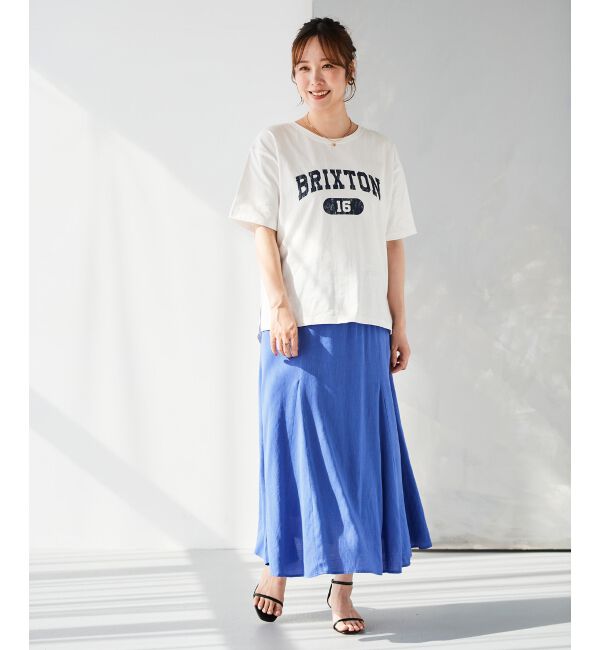 le.coeur blanc「《手洗い可能》リネンライクマーメイドスカート」|スカート|