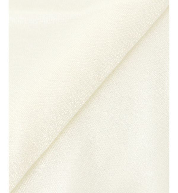 le.coeur blanc「《手洗い可能》シアーVネック7分袖カーディガン」|カーディガン|