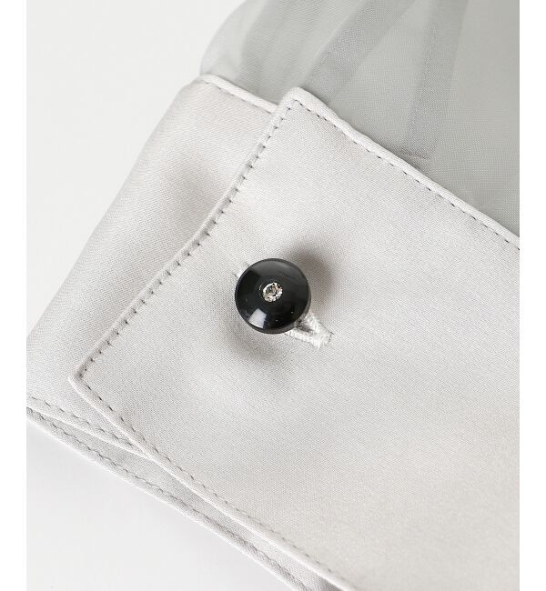 le.coeur blanc「《手洗い可能》MAISON MAVERICK レースクロップドブラウス」|シャツ・ブラウス|