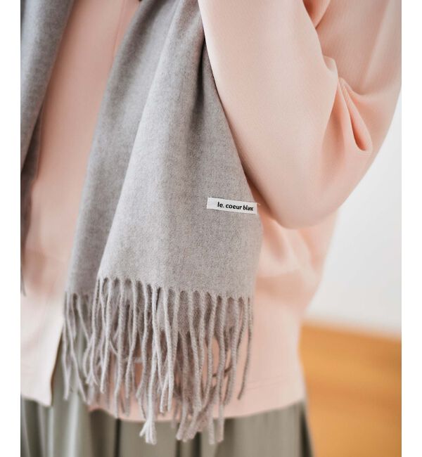 le.coeur blanc「カシミヤタッチストール」|ストール|