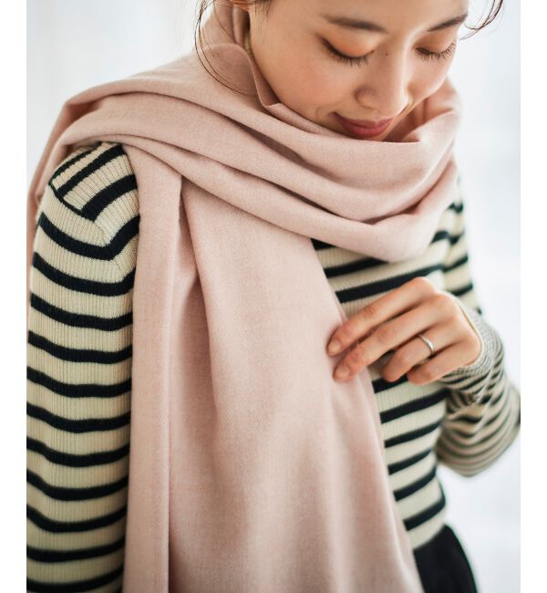 le.coeur blanc「カシミヤタッチストール」|ストール|