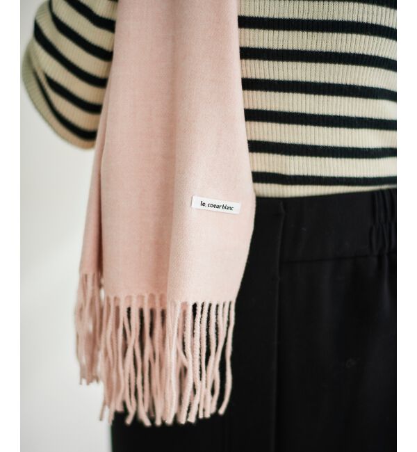 le.coeur blanc「カシミヤタッチストール」|ストール|