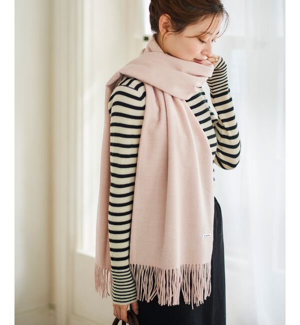 le.coeur blanc「カシミヤタッチストール」|ストール|Ｌ／ピンク