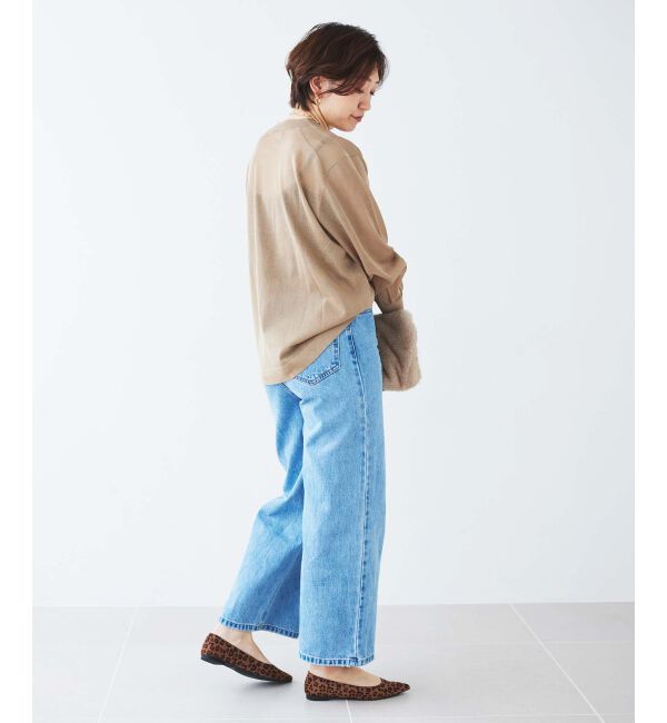 le.coeur blanc「シアー刺繍ロゴニット」|ニット・セーター|