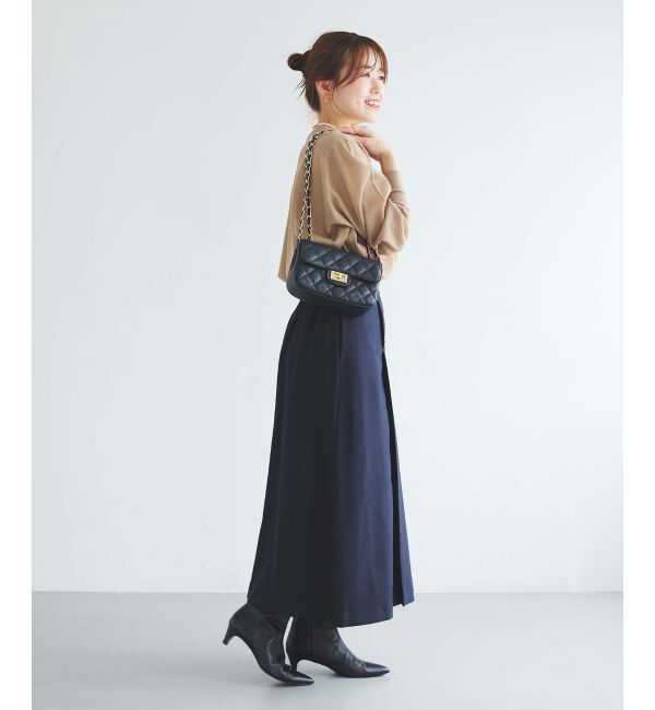 le.coeur blanc「シアー刺繍ロゴニット」|ニット・セーター|