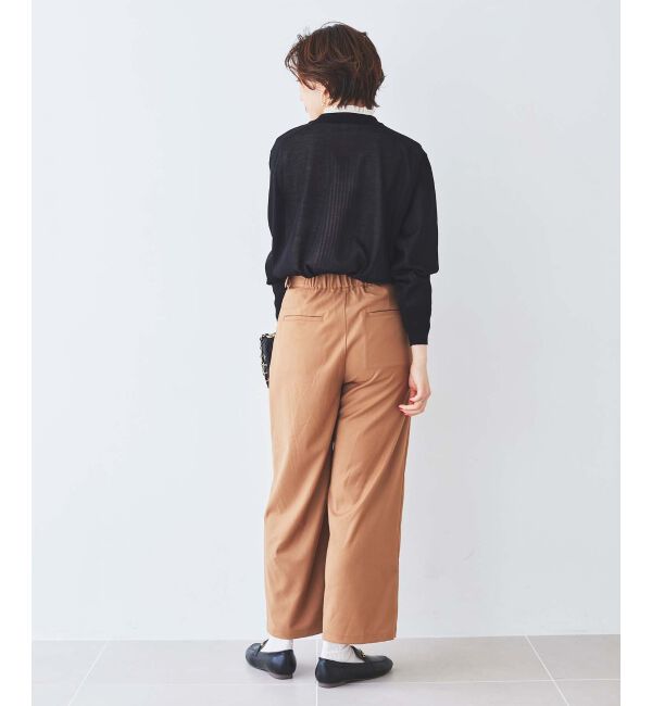 le.coeur blanc「シアー刺繍ロゴニット」|ニット・セーター|