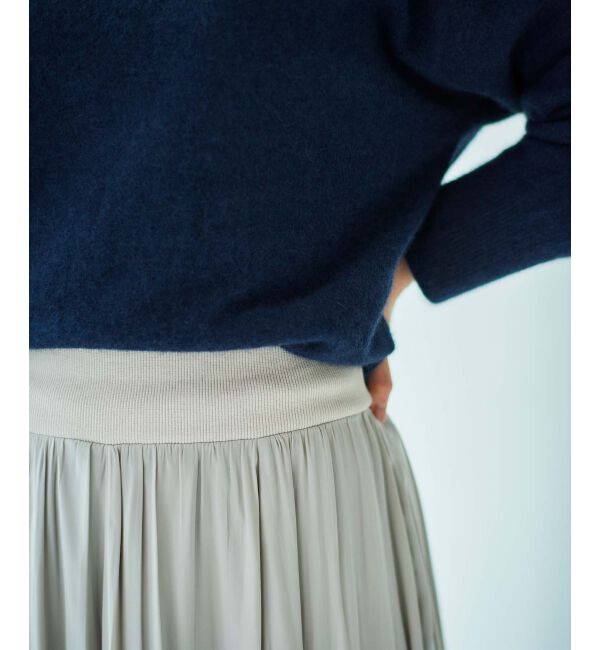  「ウエストリブギャザーフレアスカート」|フレア|