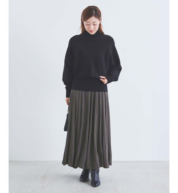  「ウエストリブギャザーフレアスカート」|フレア|