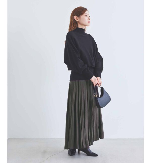  「ウエストリブギャザーフレアスカート」|フレア|