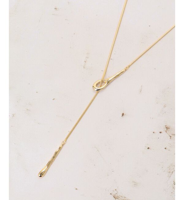  「スネークチェーンラリエットネックレス」|ネックレス|