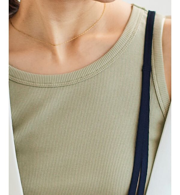 le.coeur blanc「《WEB限定アイテム》Basicテレコタンクトップ」|タンクトップ|