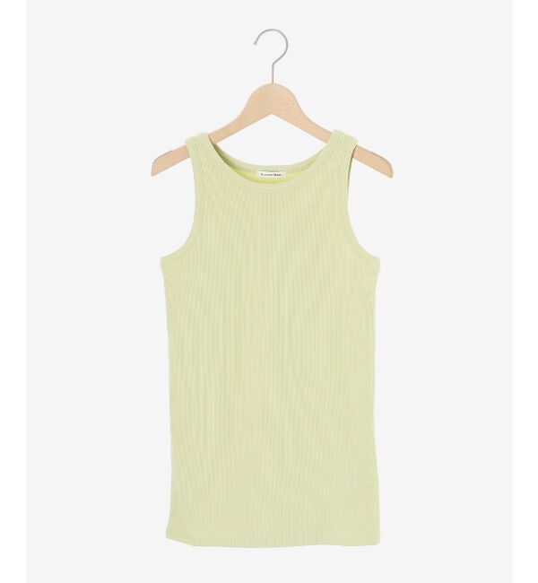 le.coeur blanc「《WEB限定アイテム》Basicテレコタンクトップ」|タンクトップ|