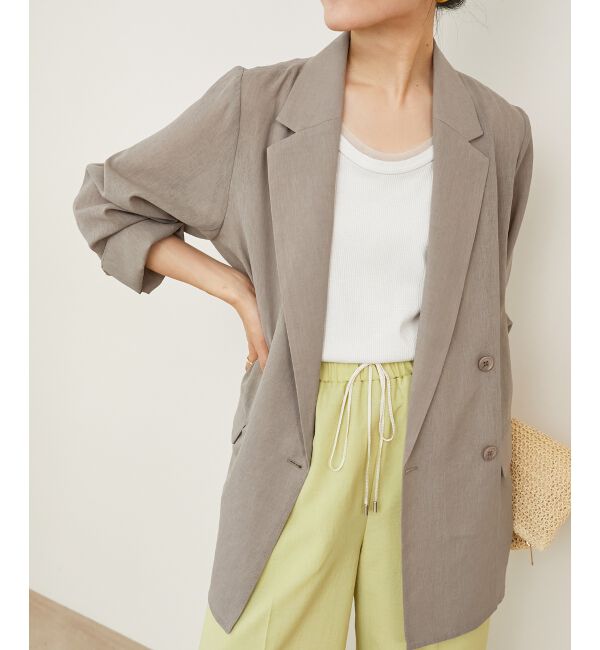  「《手洗い可能》ラメテレコタンクトップ」|タンクトップ|