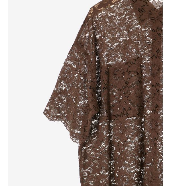  「フロントポケットフラワーコードレースシャツ」|シャツ・ブラウス|