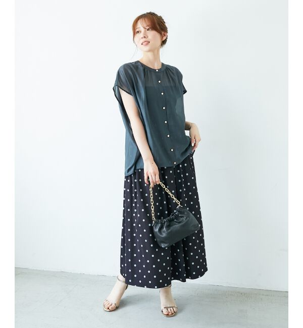  「リバーシブルタフタスカート」|スカート|